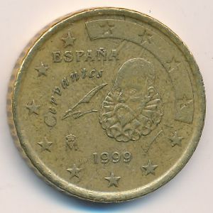 Spain, 50 euro cent, 1999