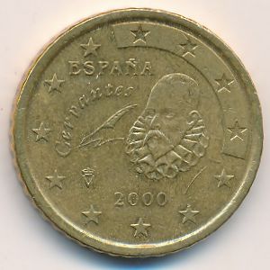 Испания, 50 евроцентов (2000 г.)