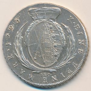 Саксония-Альбертина, 1 талер (1793–1806 г.)