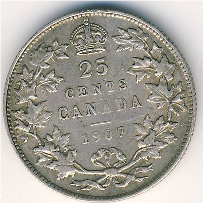 Canada, 25 cents, 1902–1909