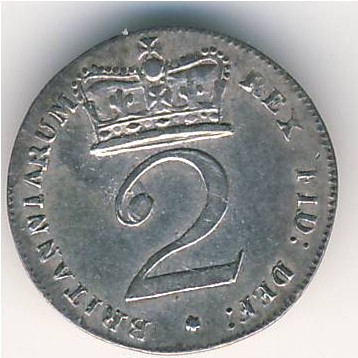 Great Britain, 2 pence, 1817–1820