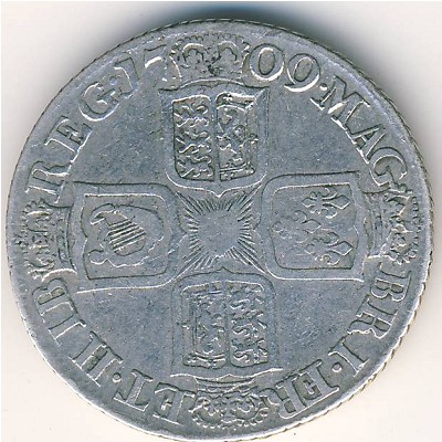 Great Britain, 1 shilling, 1707–1711