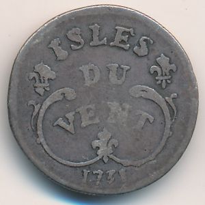 Windward Islands, 12 soles, 1731–1732