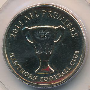 Australia, 1 dollar, 2014