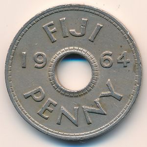 Fiji, 1 penny, 1964