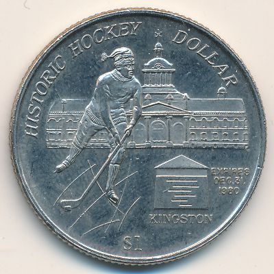 Canada., 1 dollar, 1980