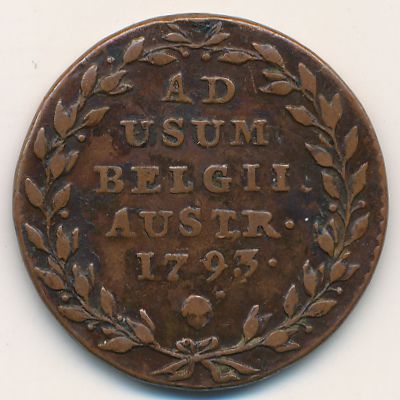 Австрийские Нидерланды, 2 лиарда (1792–1794 г.)