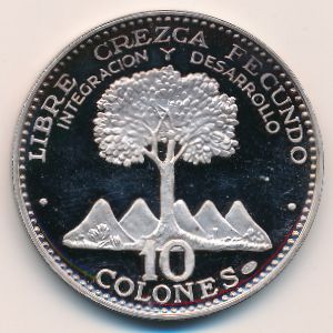 Коста-Рика, 10 колон (1970 г.)