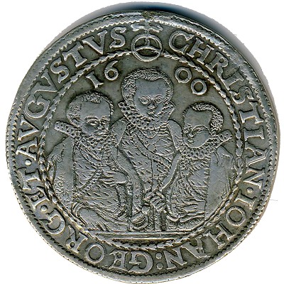Saxony, 1 thaler, 1600–1601