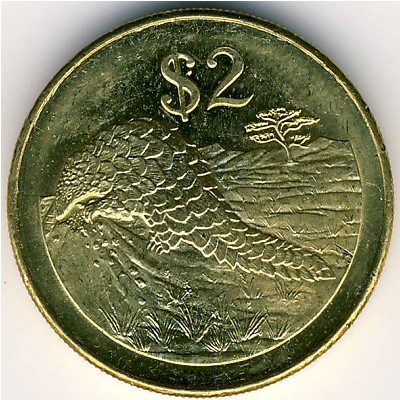 Zimbabwe, 2 dollars, 2001–2003