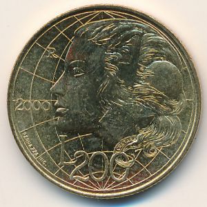 San Marino, 200 lire, 2000