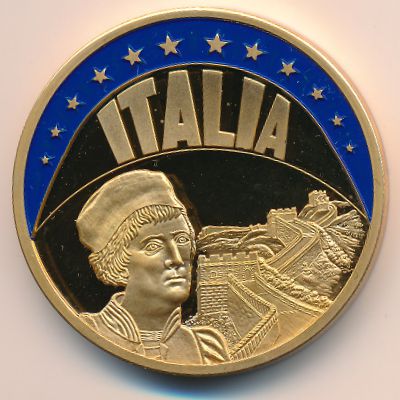 Italy., 1 ecu, 1995