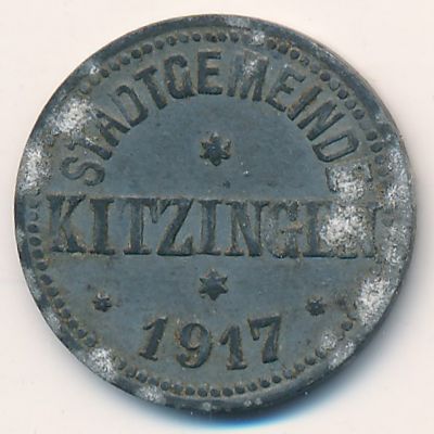 Китцинген., 10 пфеннигов (1917 г.)