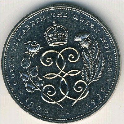 Великобритания, 5 фунтов (1990 г.)