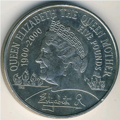 Great Britain, 5 pounds, 2000