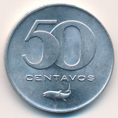 Cape Verde, 50 centavos, 1977–1980