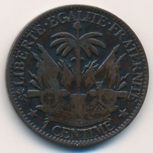 Haiti, 1 centime, 1881