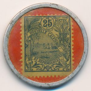 Новая Каледония, 25 сентим (1922 г.)
