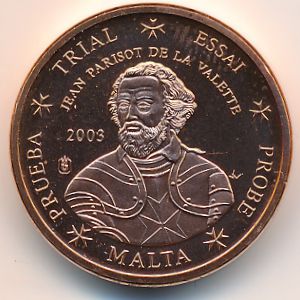 Malta, 1 euro cent, 2003