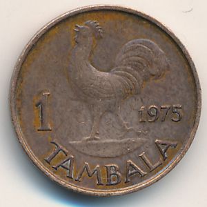 Malawi, 1 tambala, 1975–1982