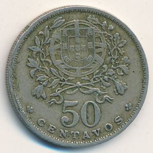 Portugal, 50 centavos, 1956