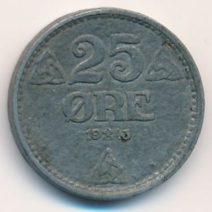 Norway, 25 ore, 1943–1945