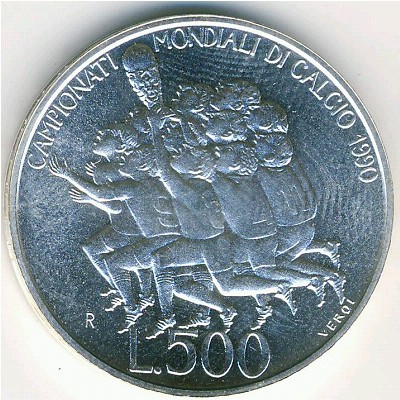 Сан-Марино, 500 лир (1990 г.)
