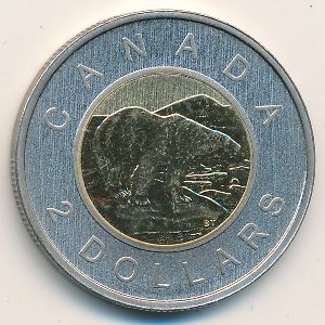 Canada, 2 dollars, 2013–2016