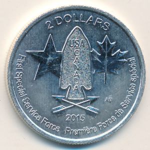 Canada, 2 dollars, 2015