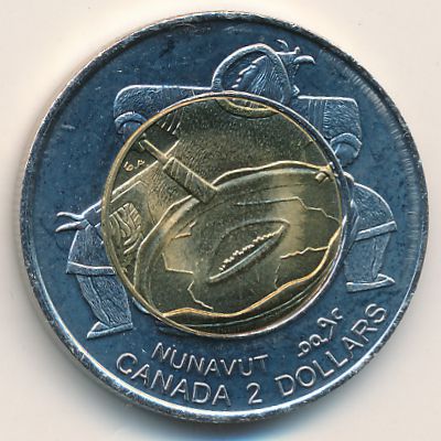 Canada, 2 dollars, 1999