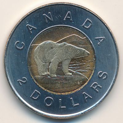 Canada, 2 dollars, 2003–2006