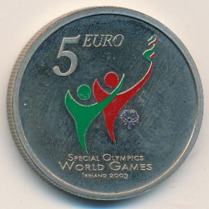 Ireland, 5 euro, 2003