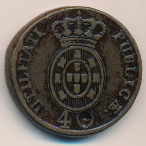 Portugal, 40 reis, 1811–1815