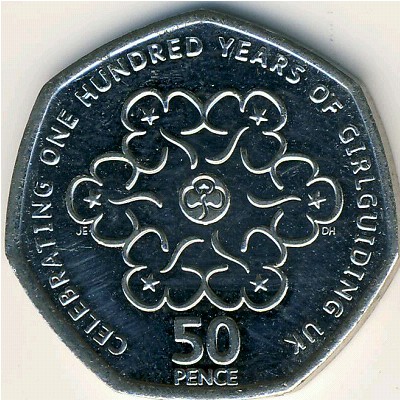 Great Britain, 50 pence, 2010