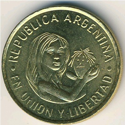 Argentina, 50 centavos, 1996