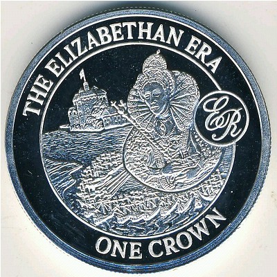 Gibraltar, 1 crown, 2008