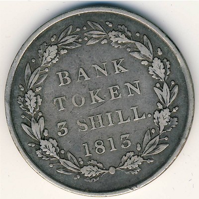 Great Britain, 3 shillings, 1812–1816