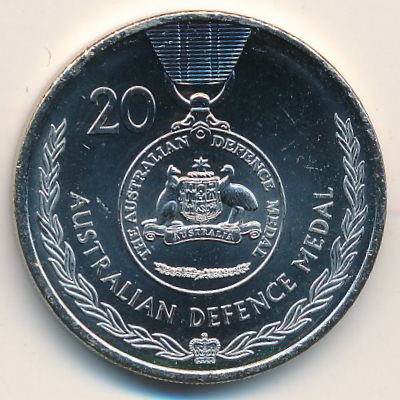 Australia, 20 cents, 2017
