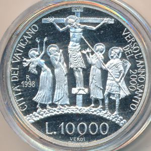 Ватикан, 10000 лир (1998 г.)