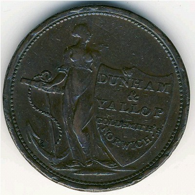 Norfolk, 1/2 penny, 1811