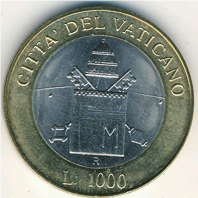 Vatican City, 1000 lire, 2000