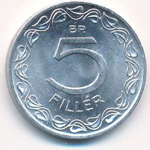 Hungary, 5 filler, 1963