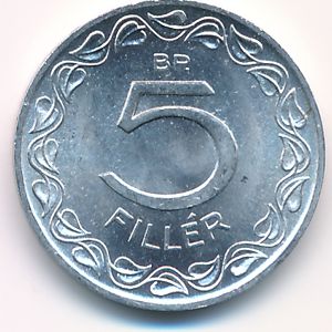 Hungary, 5 filler, 1963