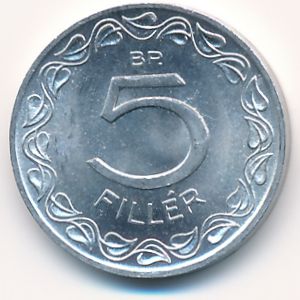 Hungary, 5 filler, 1963