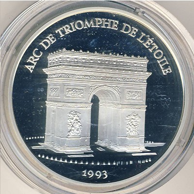 France, 100 francs - 15 ecus, 1993