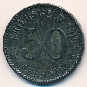 Хаген., 50 пфеннигов (1918 г.)