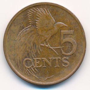 Trinidad & Tobago, 5 cents, 2007