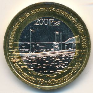 Tromelin Island., 200 francs, 2018