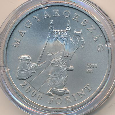 Hungary, 2000 forint, 2015