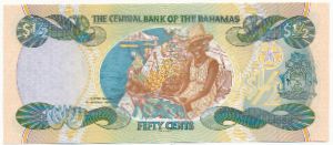 Bahamas, 1/2 доллара, 2001